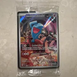Sealed Pokemon Team Rocket's Wobbuffet 203 Promo SV Scarlet & Violet Rare Card - Image 1