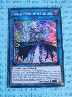 CHIM-EN048 Gorgon, Empress of the Evil Eyed Super Rare Yu-Gi-Oh Card 1st New - Image 1