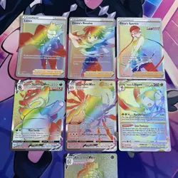 Pokemon Card | English SWSH Rainbow & Gold Ultra Rare X15 | Custom Bundle - Image 2