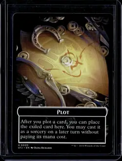 Plot 20 / Varmint 14 - Token - OTJ - NM - MTG Magic the Gathering - Image 1
