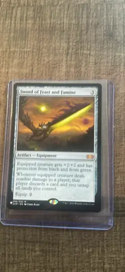 MtG - Sword of Feast and Famine - The List - 296/332 - Artifact - Mythic - Image 1