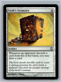 Magic The Gathering Darksteel Geth's Grimoire #123/165 MTG TCG CCG - Image 1