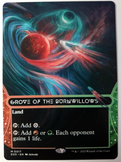 MTG Stellar Sights - Grove of the Burnwillows - Borderless (Edge of Eternities) - Image 1