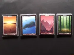 Mtg Unhinged Land Set Plain Island Mountain Forest 13 Pieces Each - Image 1