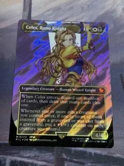 Mtg/Fic/Rune Night Celis/English/Surge Foil/1 Sheet - Image 1
