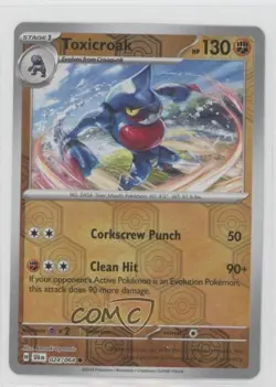 Toxicroak Reverse Foil Pokemon Shrouded Fable #024 1i8g - Image 1
