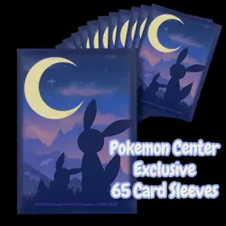 Pokemon Center Official Sleeves (x65) Eevee & Umbreon at Twilight - New 🔥 - Image 1