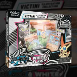 Pokemon Black Bolt White Flare Unova Victini Illustration Collection - Image 1