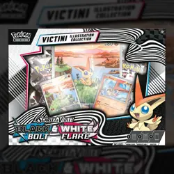 Pokemon Black Bolt White Flare Unova Victini Illustration Collection - Image 2