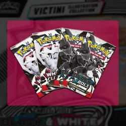 Pokemon Black Bolt White Flare Unova Victini Illustration Collection - Image 5