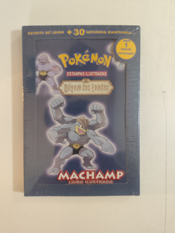 2006 POKEMON TCG MACHAMP "EX Legend Maker Half Theme Deck" Book Portuguese NEW - Image 1