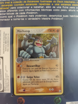 2006 POKEMON TCG MACHAMP "EX Legend Maker Half Theme Deck" Book Portuguese NEW - Image 3