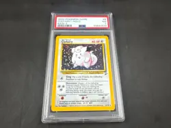 CLEFAIRY 6/130 POKEMON BASE SET II HOLO RARE PSA 7 - Image 1