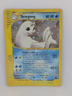 Dewgong H6/H32 Skyridge Holo Ultra Rare Pokemon TCG Nintendo e-reader vintage HP - Image 1