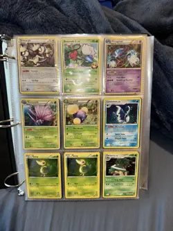 Vintage Pokemon Cards Binder Collection Lot of 392 Cards + Jumbo Cards - Image 1