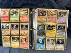 Vintage Pokemon Cards Binder Collection Lot of 392 Cards + Jumbo Cards - Image 3