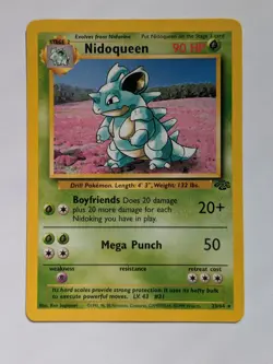 Nidoqueen 23/64 Pokemon Jungle Regular Non-Holo Rare NM - Image 1