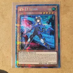 K9-17 Izuna (Starlight Rare) JUSH-EN031 Justice Hunters 1st Edition Yugioh Tcg - Image 1