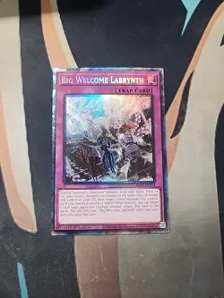 Big Welcome Labrynth Prismatic Collector Rare RA04-EN104 Yugioh - Image 1