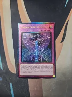 Transaction Rollback 1st Edition Prismatic Ultimate Rare RA04-EN105 NM Yugioh - Image 1
