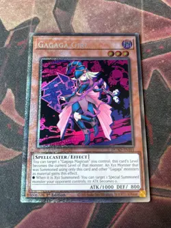 Yugioh DUAD-EN101 Gagaga Girl Alt Art Starlight Rare 1st Ed YuGiOh NM - Image 1