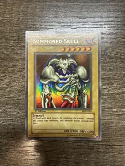 Yugioh Summoned Skull Ultra Rare 1st Edition NM MRD-003 Metal Raiders - Image 1
