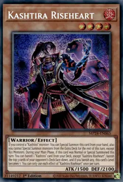 Kashtira Riseheart MP24-EN065 Secret Rare Near Mint 1st Edition Yugioh - Image 1