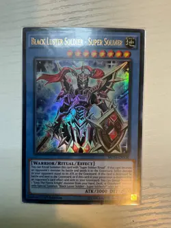 YuGiOh Black Luster Soldier Super Soldier 2016 MP16-EN136 1st Edition MINT! - Image 1