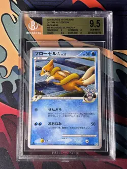 FLOATZEL 019/090 BGS 9.5 GEM MINT BONDS END OF TIME PT2 POKEMON CARD HOLO - Image 1
