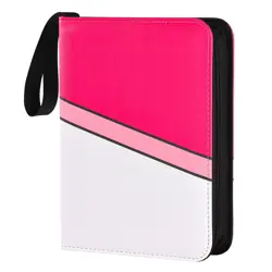 Trading Card Binder 4 Pocket with 50 Removable Sleeves, 400 Pockets Card Coll... - Image 1