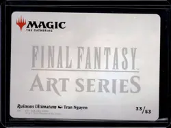 Ruinous Ultimatum - 33 - Gold Signature - Art Card - FIN - NM - MTG - Image 2