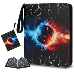 Card Binder 900 Pockets, Trading Card Binder 9-Pocket Card Holder Binder fits... - Image 1