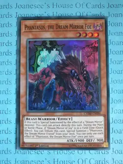 CHIM-EN086 Phantasos, the Dream Mirror Foe Super Rare Yu-Gi-Oh Card 1st New - Image 1