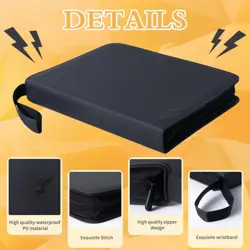 Card Binder 9 Pocket,Trading Card Collection Book with 40 Removable Sleeves-C... - Image 2
