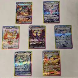 Terastal Festival Eevee Evolution SAR Set Card Korean (Lot of 7 SAR's) - Image 1