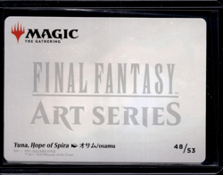 Yuna, Hope Of Spira - 48 - Gold Signature - Art Card - FIN - NM - MTG - Image 2