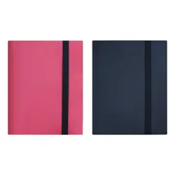 Trading Cards Album Binder, 2 Pack 9 Pockets PU Leather Card Binder Holder 20... - Image 1