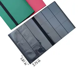 Trading Cards Album Binder, 2 Pack 9 Pockets PU Leather Card Binder Holder 20... - Image 2