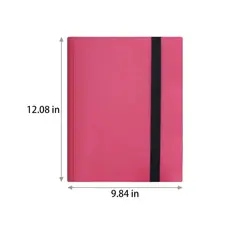 Trading Cards Album Binder, 2 Pack 9 Pockets PU Leather Card Binder Holder 20... - Image 3