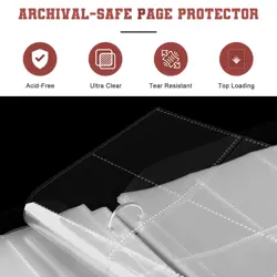 440 Pockets Football Card Binder, Sports Card Binder with Card Display Design... - Image 4