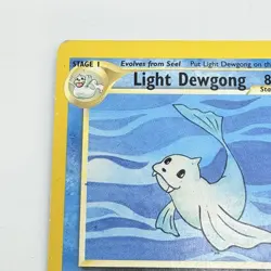 Pokemon TCG Light Dewgong 45/105 Neo Destiny Vintage 2000 Card MP - Image 3