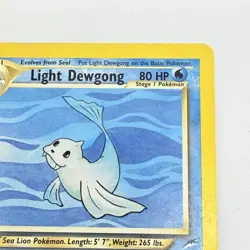 Pokemon TCG Light Dewgong 45/105 Neo Destiny Vintage 2000 Card MP - Image 4