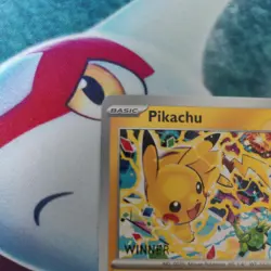 Pikachu SVP EN 225 WINNER Promo Card - 2025 World Championships - Image 3