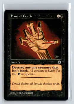 HAND OF DEATH 96† - MTG Magic the Gathering Card - Portal - Common - Image 1