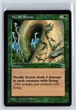 NEEDLE STORM - MTG Magic the Gathering Card - Portal - Uncommon - Image 1