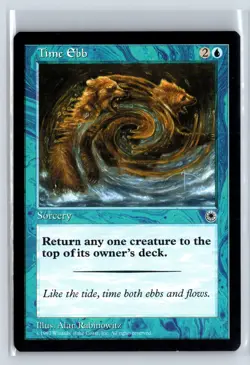 TIME EBB - MTG Magic the Gathering Card - Portal - Common - Image 1