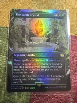 The Earth Crystal Final Fantasy Foil MTG Card Rare Artifact - Image 1