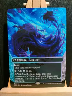 Creeping Tar Pit - Edge of Eternities: Stellar Sights - NM (see pics) MTG - Image 1