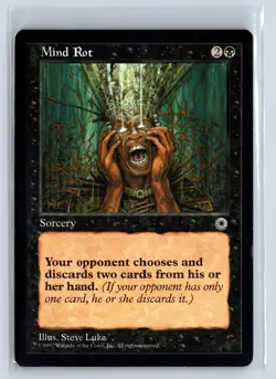 MIND ROT - MTG Magic the Gathering Card - Portal - Common - Image 1
