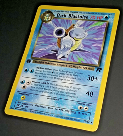 1ST EDITION - DARK BLASTOISE 20/82 - POKEMON TEAM ROCKET NON HOLO RARE [EX/NM] - Image 4